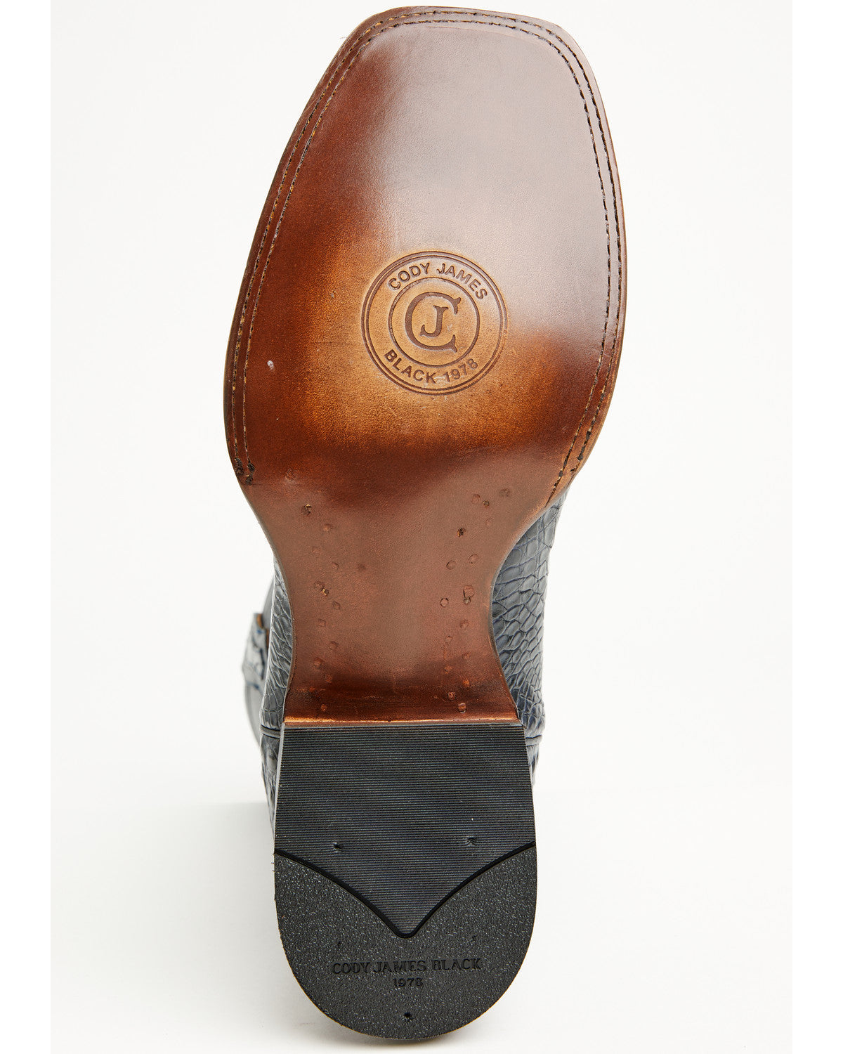 Black 1978® Men's The Hayward Exotic Caiman Western Boots - Navy