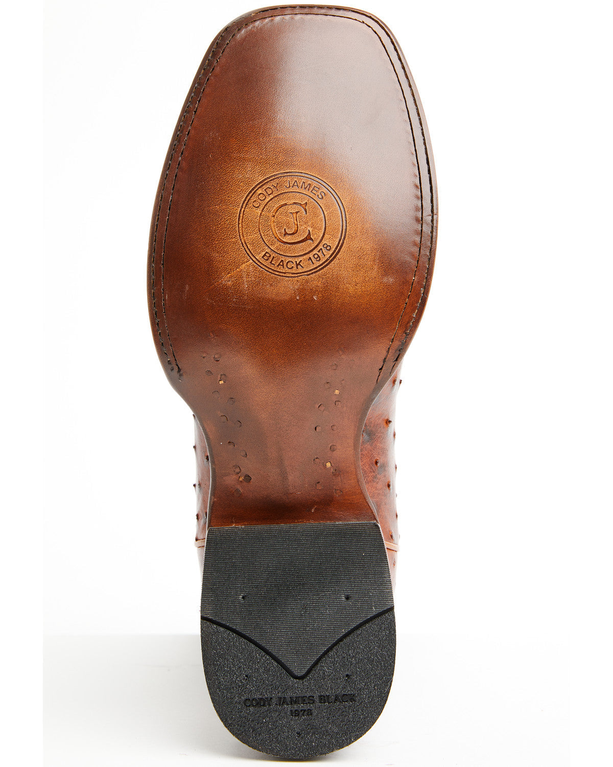 Black 1978® Men's The Hayward Exotic Full Quill Ostrich Wes Cognac
