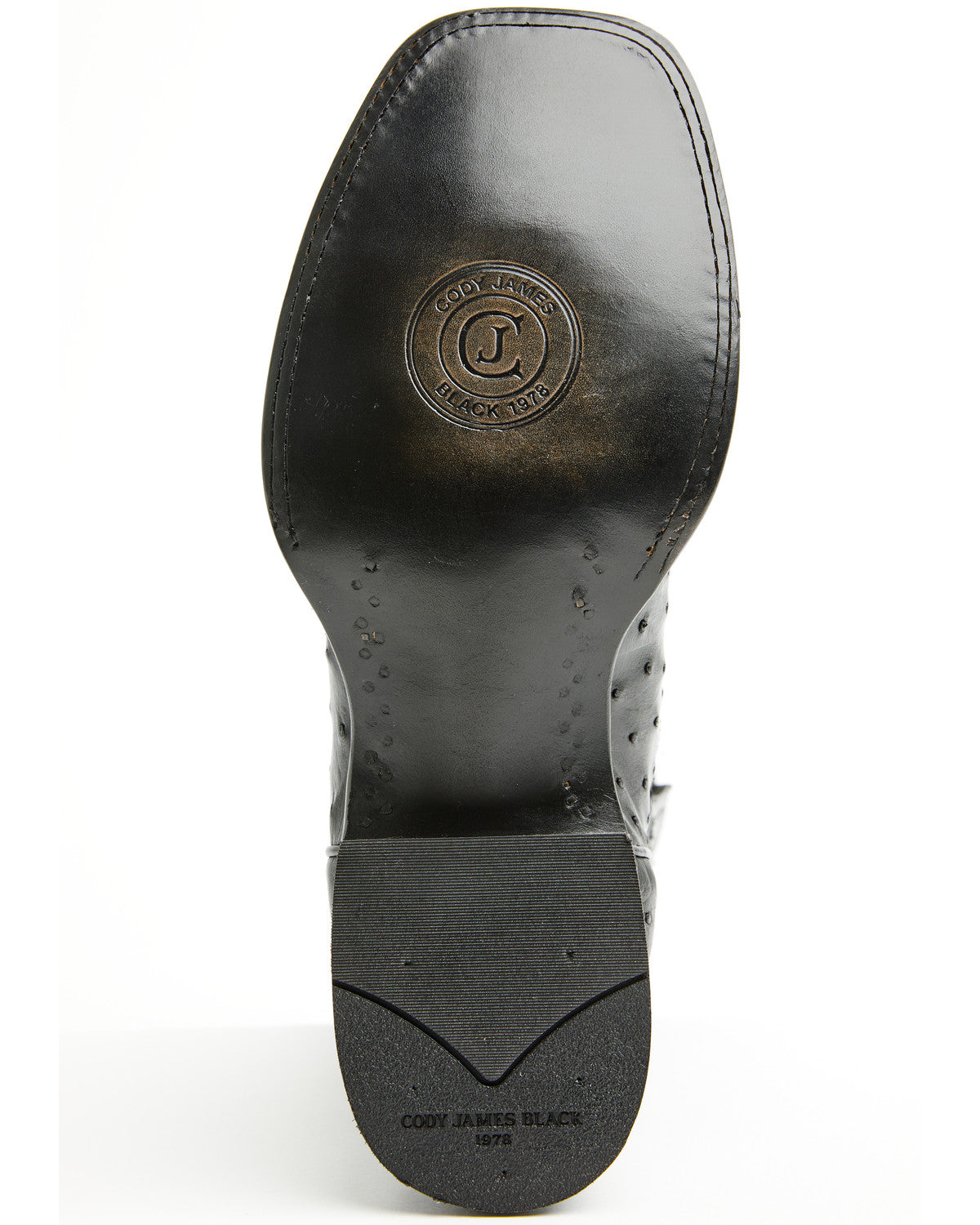 Black 1978® Men's The Hayward Exotic Full Quill Ostrich Wes Black