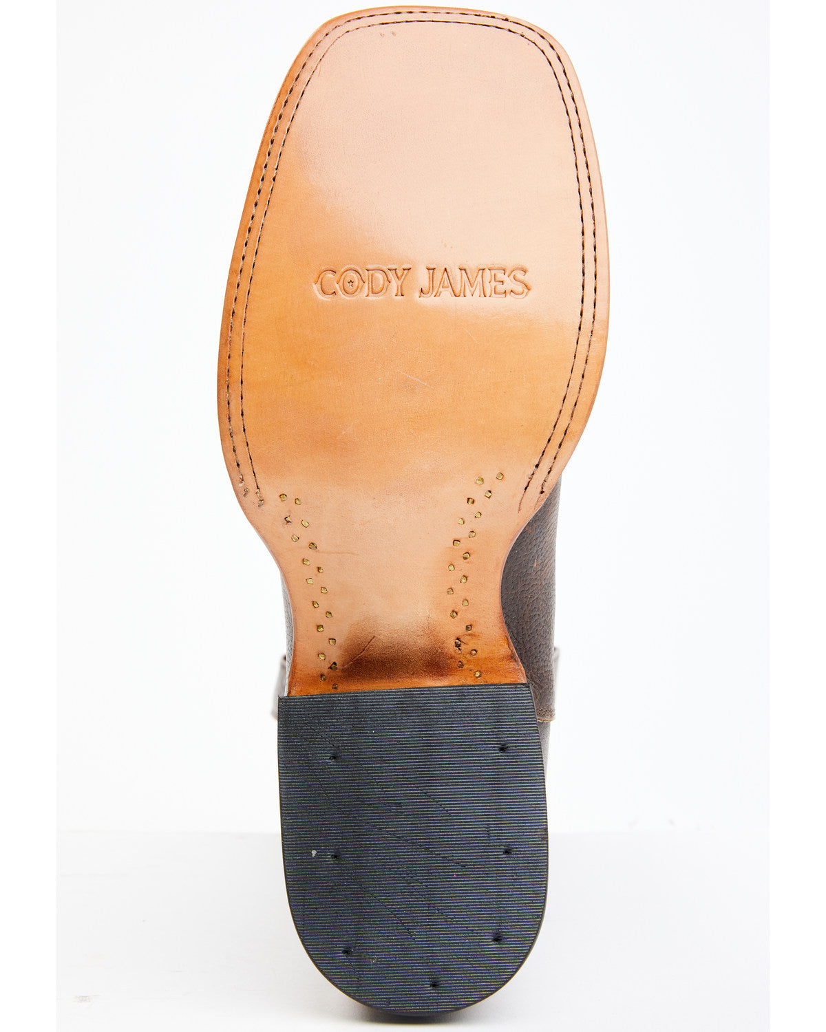 Men's ASE7 Alpha Western Boots - Broad Square Toe Tan