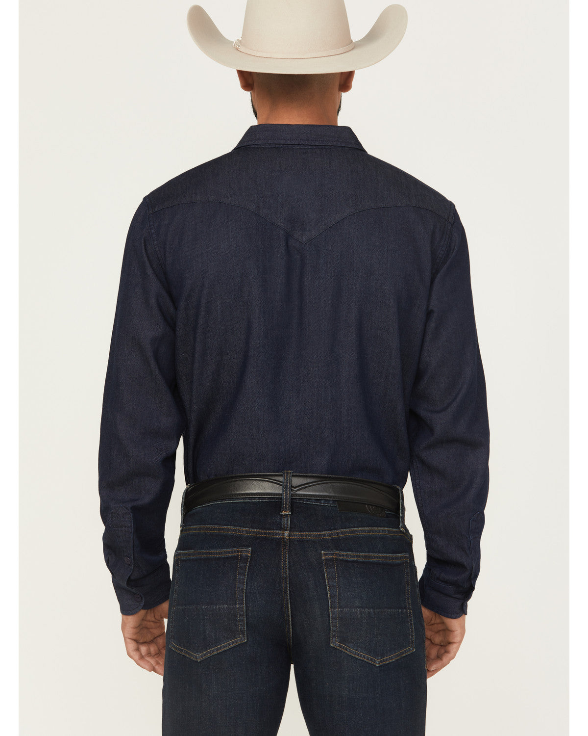 Black 1978® Men's Mamba Dark Wash Denim Long Sleeve Button- Dark Wash