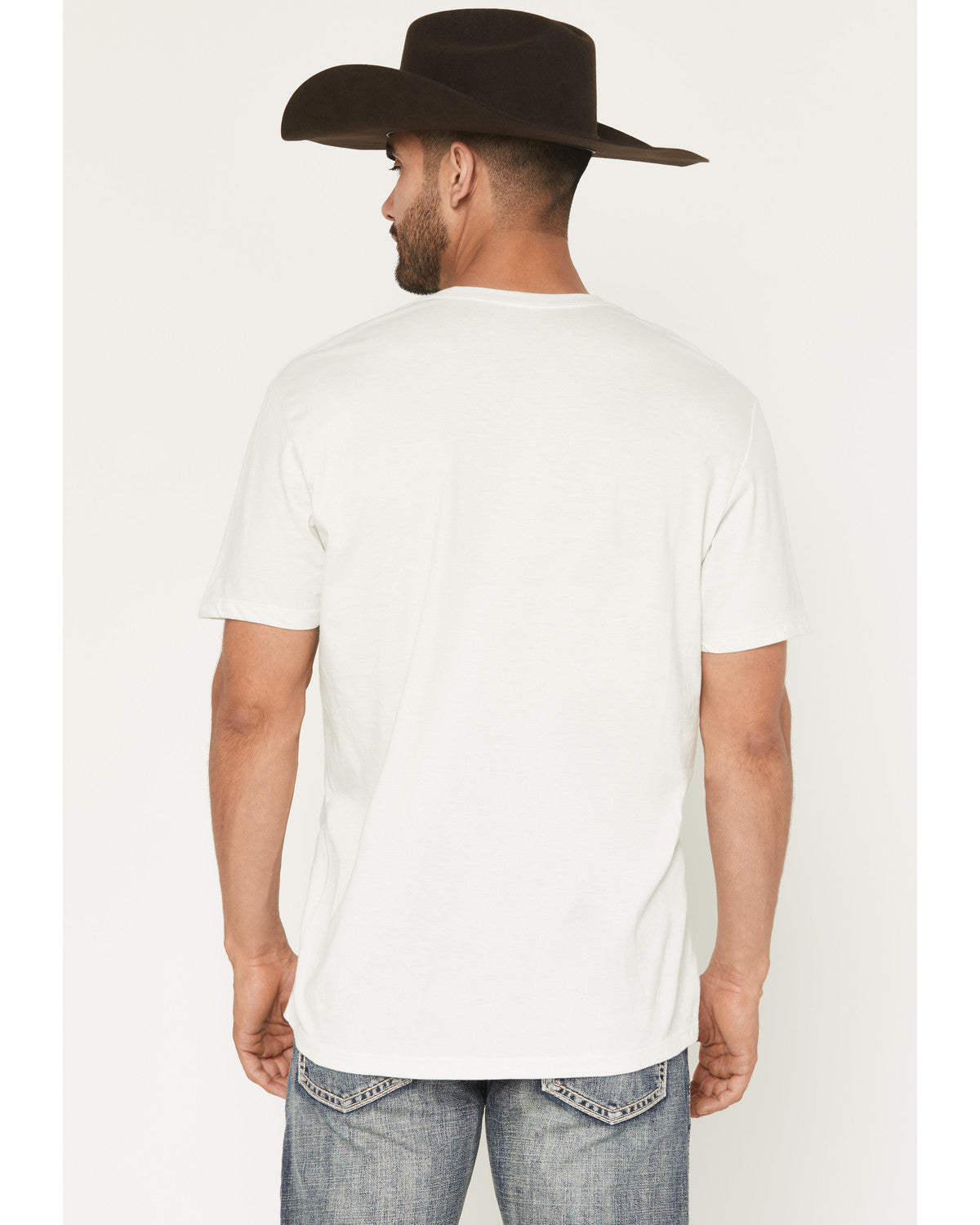 Men's Round Up Short Sleeve Graphic T-Shirt Cream