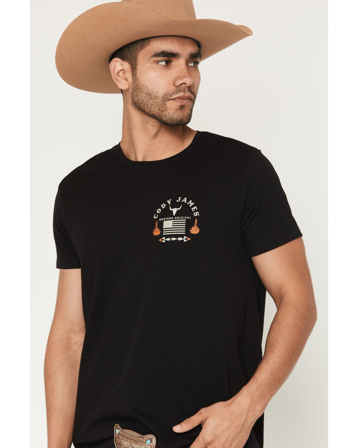 Men's Agave Desert Short Sleeve Graphic T-Shirt Black