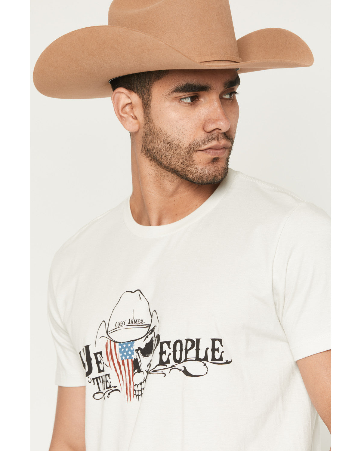 Men's We The People Short Sleeve Graphic T-Shirt Cream