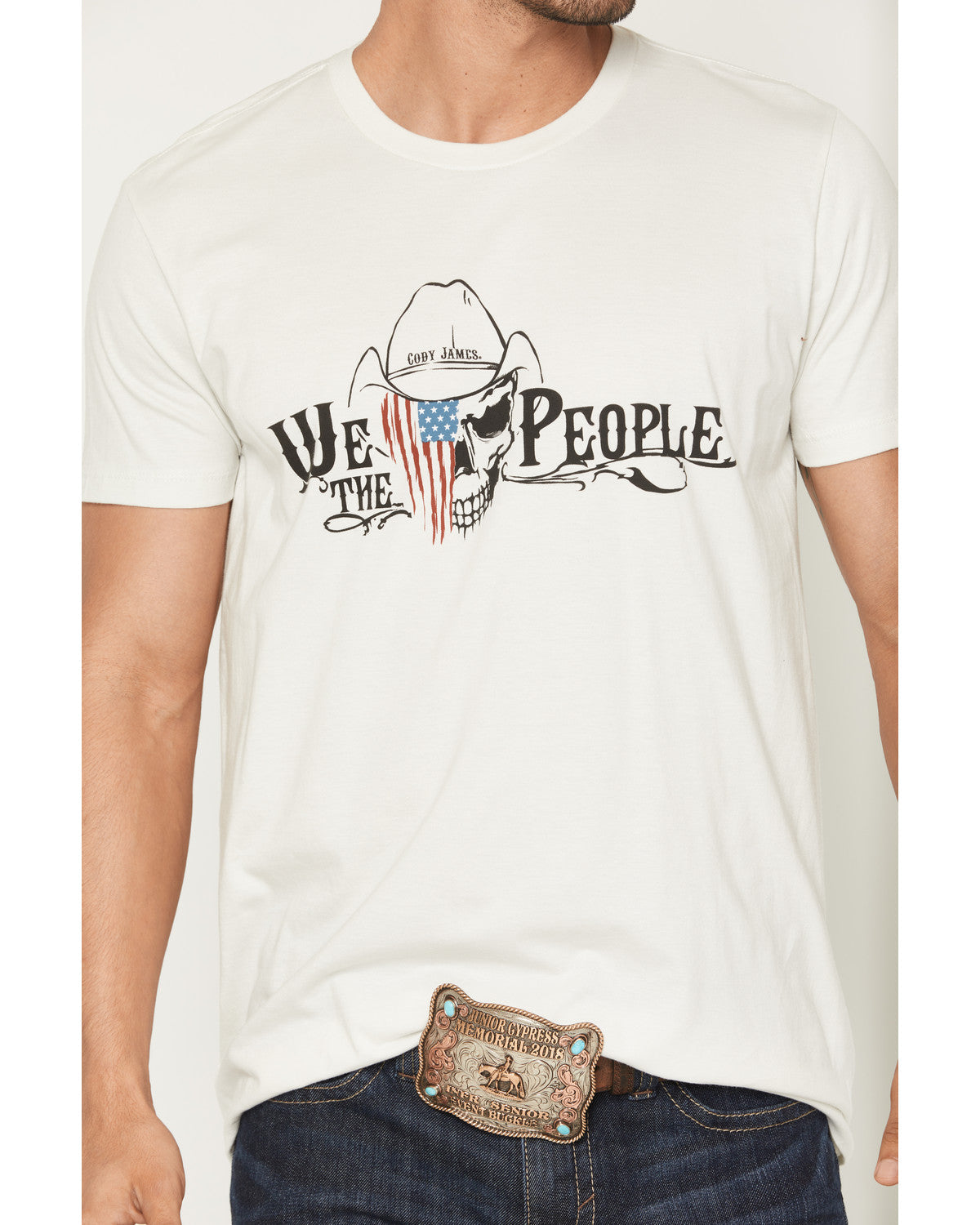 Men's We The People Short Sleeve Graphic T-Shirt Cream