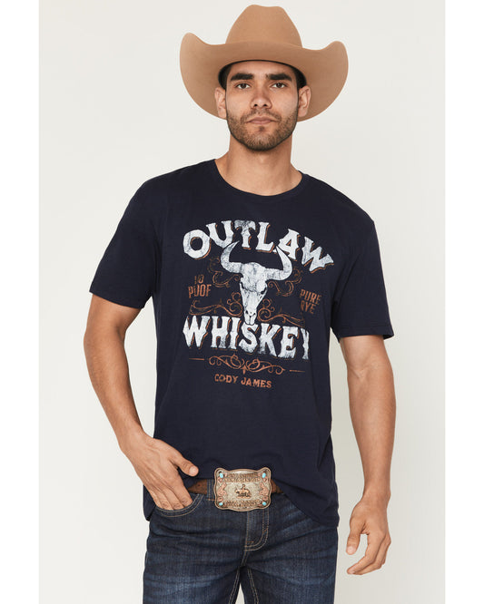 Men's 100 Proof Short Sleeve Graphic T-Shirt Navy