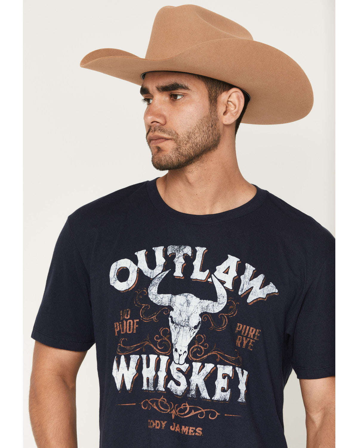 Men's 100 Proof Short Sleeve Graphic T-Shirt Navy