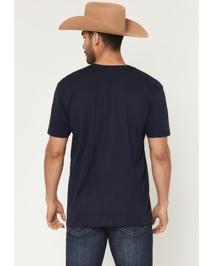 Men's 100 Proof Short Sleeve Graphic T-Shirt Navy