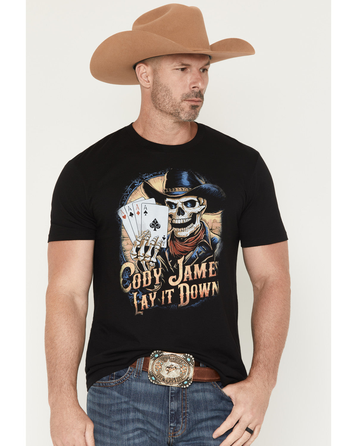 Men's Lay It Down Short Sleeve Graphic T-Shirt Black