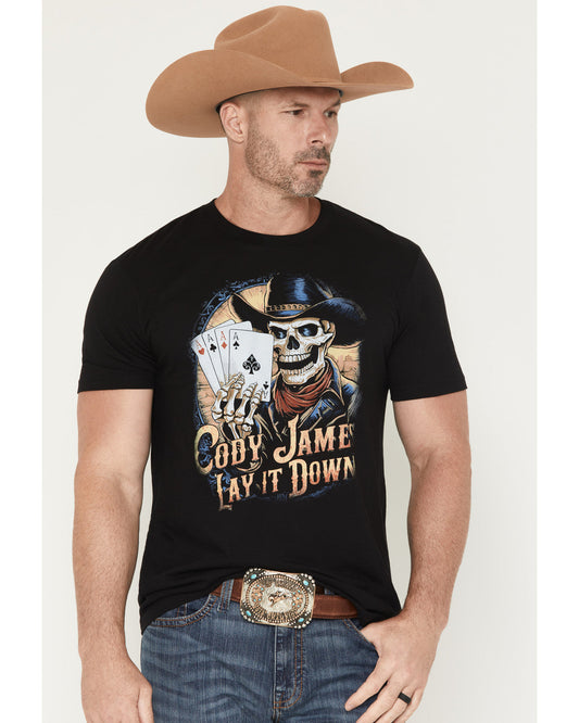 Men's Lay It Down Short Sleeve Graphic T-Shirt Black