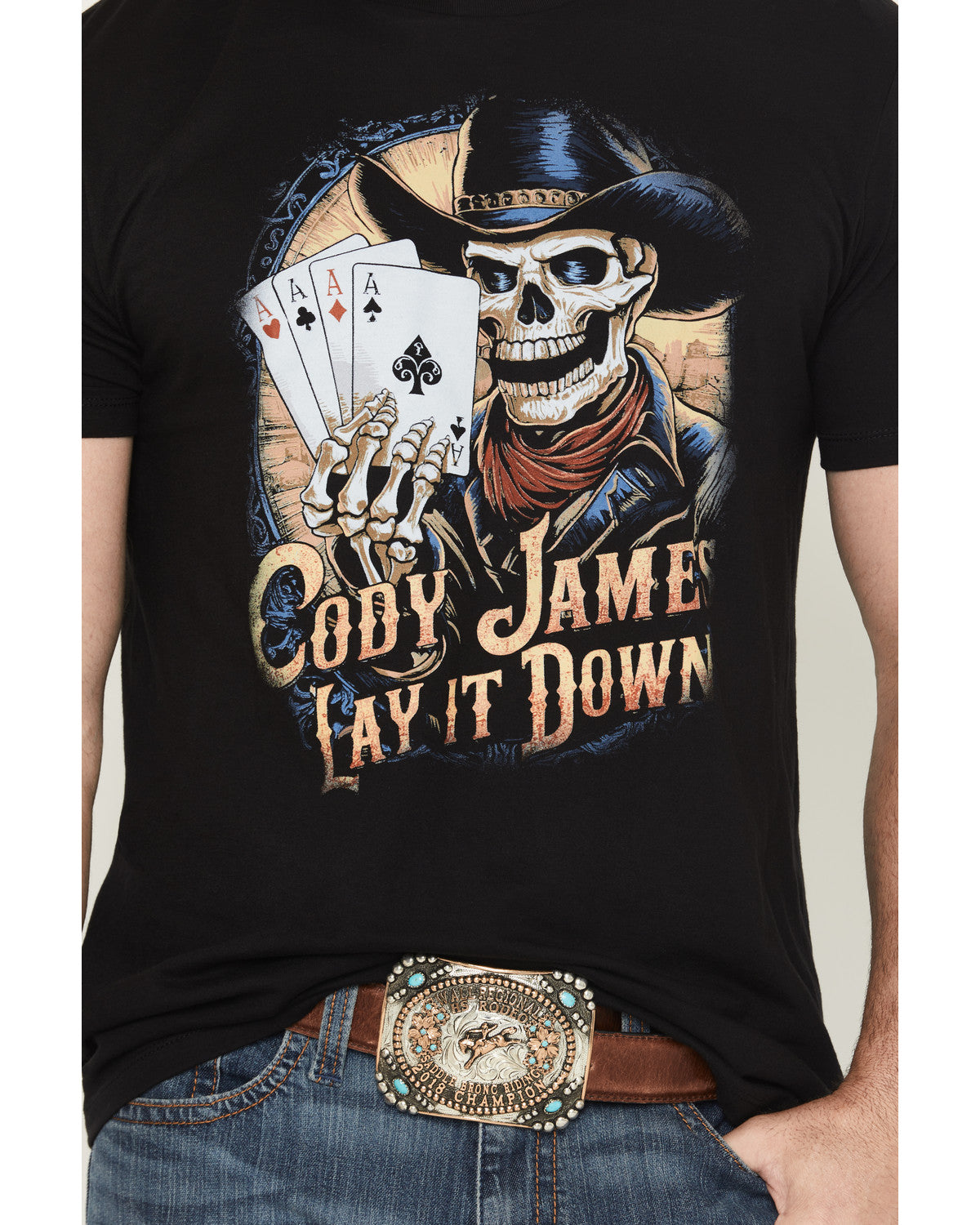 Men's Lay It Down Short Sleeve Graphic T-Shirt Black