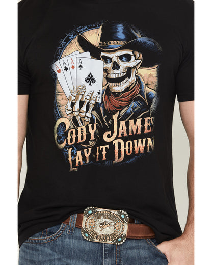 Men's Lay It Down Short Sleeve Graphic T-Shirt Black