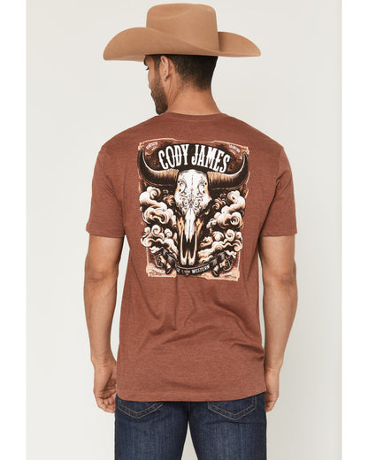 Men's Steerhead Short Sleeve Graphic T-Shirt Rust Copper
