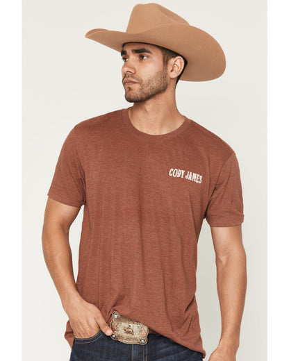 Men's Steerhead Short Sleeve Graphic T-Shirt Rust Copper