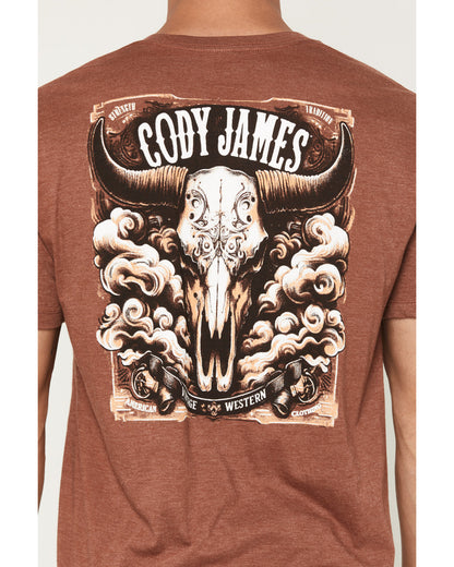 Men's Steerhead Short Sleeve Graphic T-Shirt Rust Copper