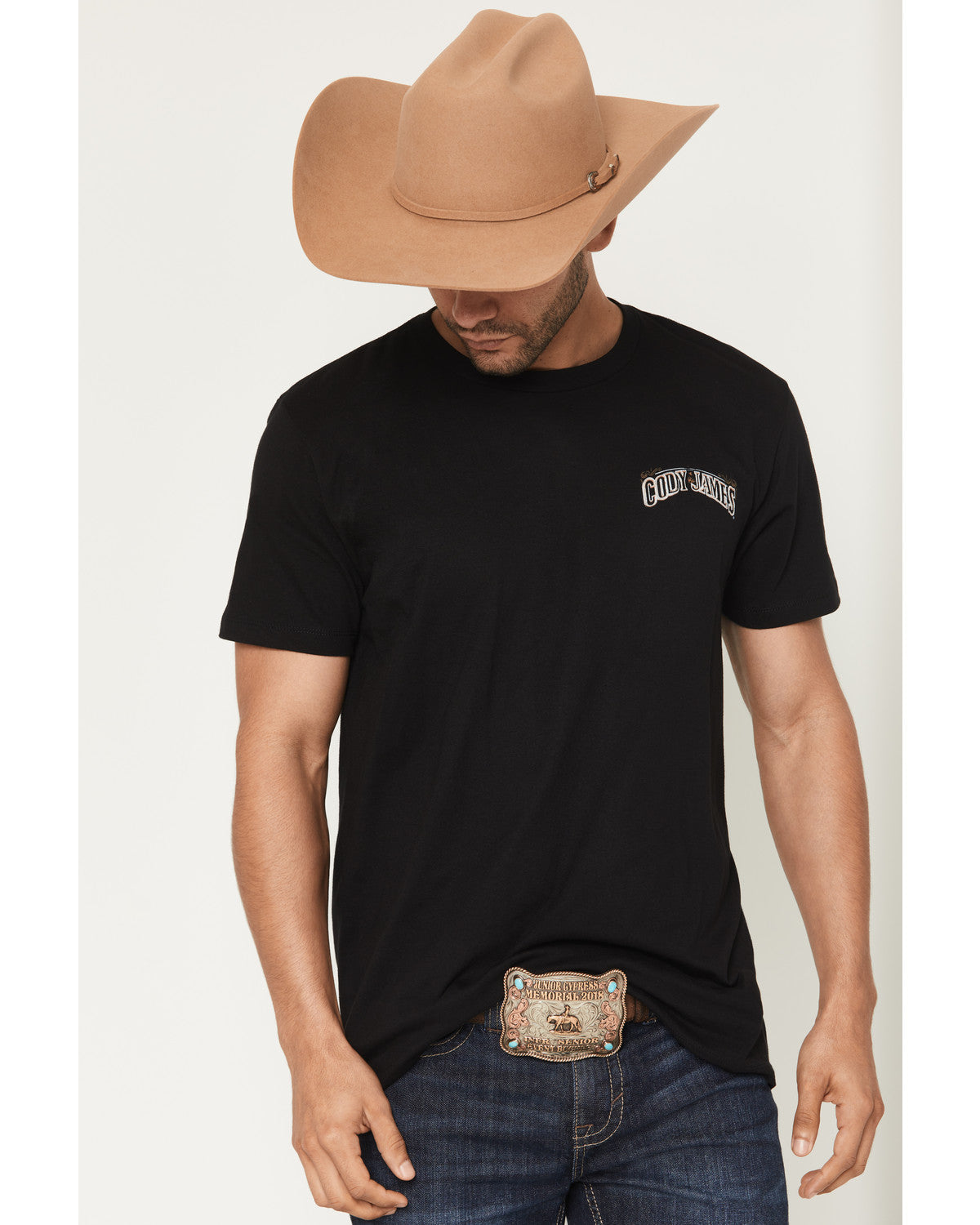 Men's Extreme Western Short Sleeve Graphic T-Shirt Black