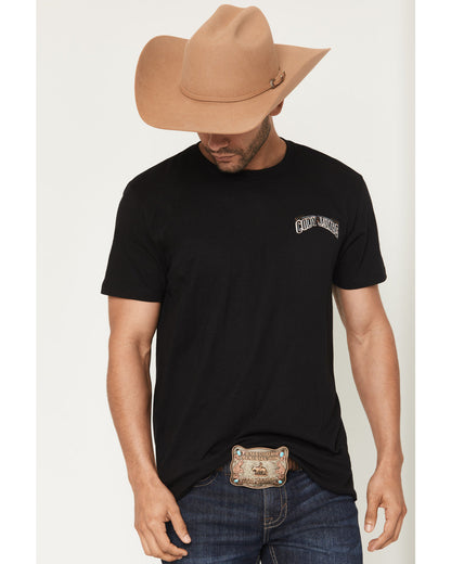 Men's Extreme Western Short Sleeve Graphic T-Shirt Black