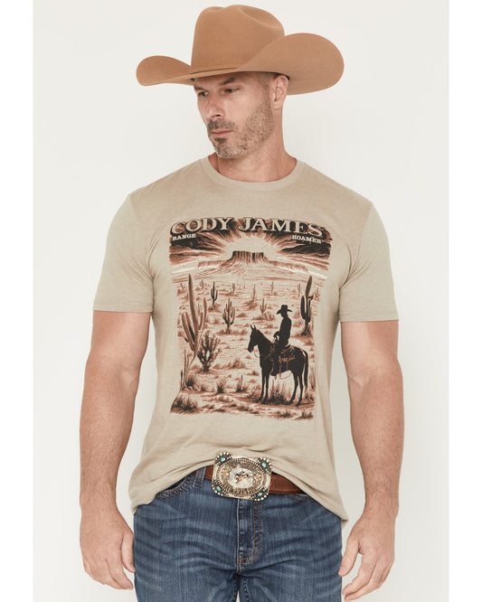 Men's Range Rider Short Sleeve Graphic T-Shirt Sand