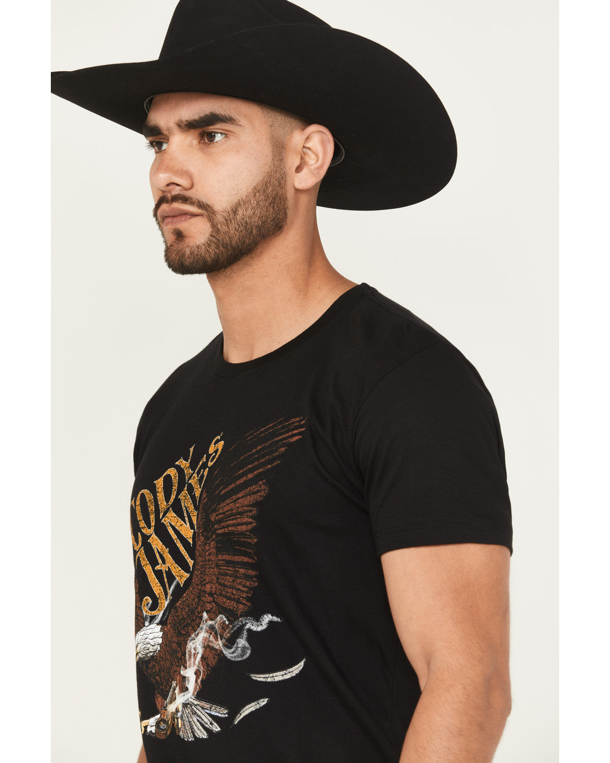 Men's Guns Blazin Short Sleeve Graphic T-Shirt Black