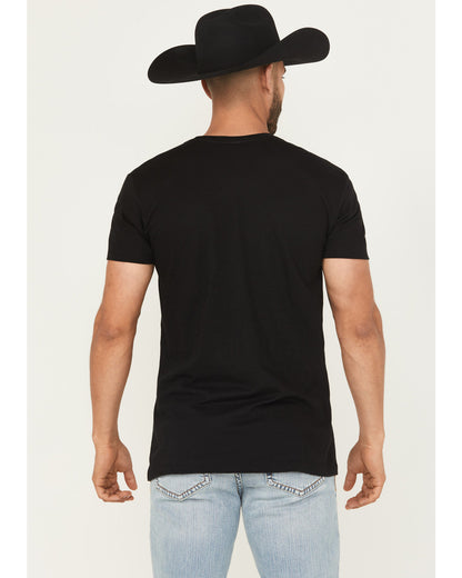 Men's Guns Blazin Short Sleeve Graphic T-Shirt Black