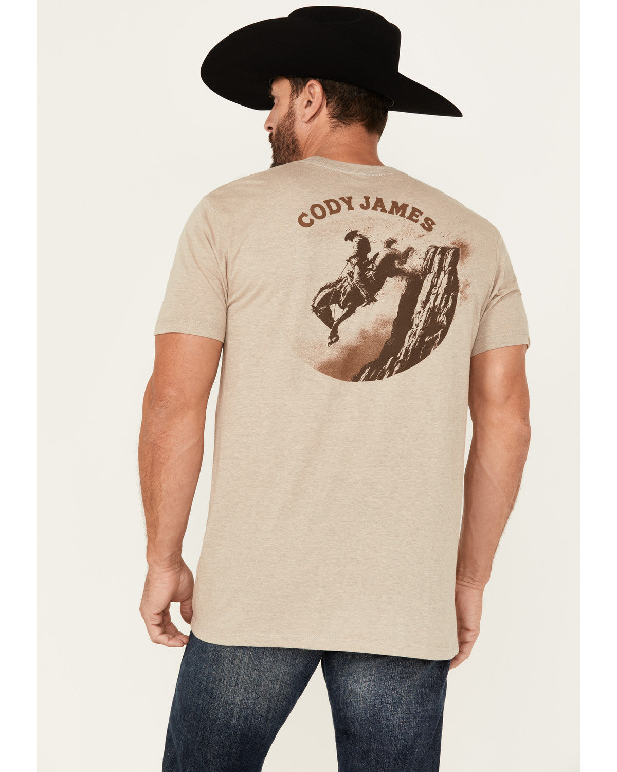 Men's No Complaints Short Sleeve Graphic T-Shirt Tan