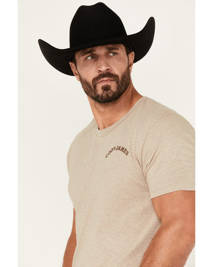 Men's No Complaints Short Sleeve Graphic T-Shirt Tan