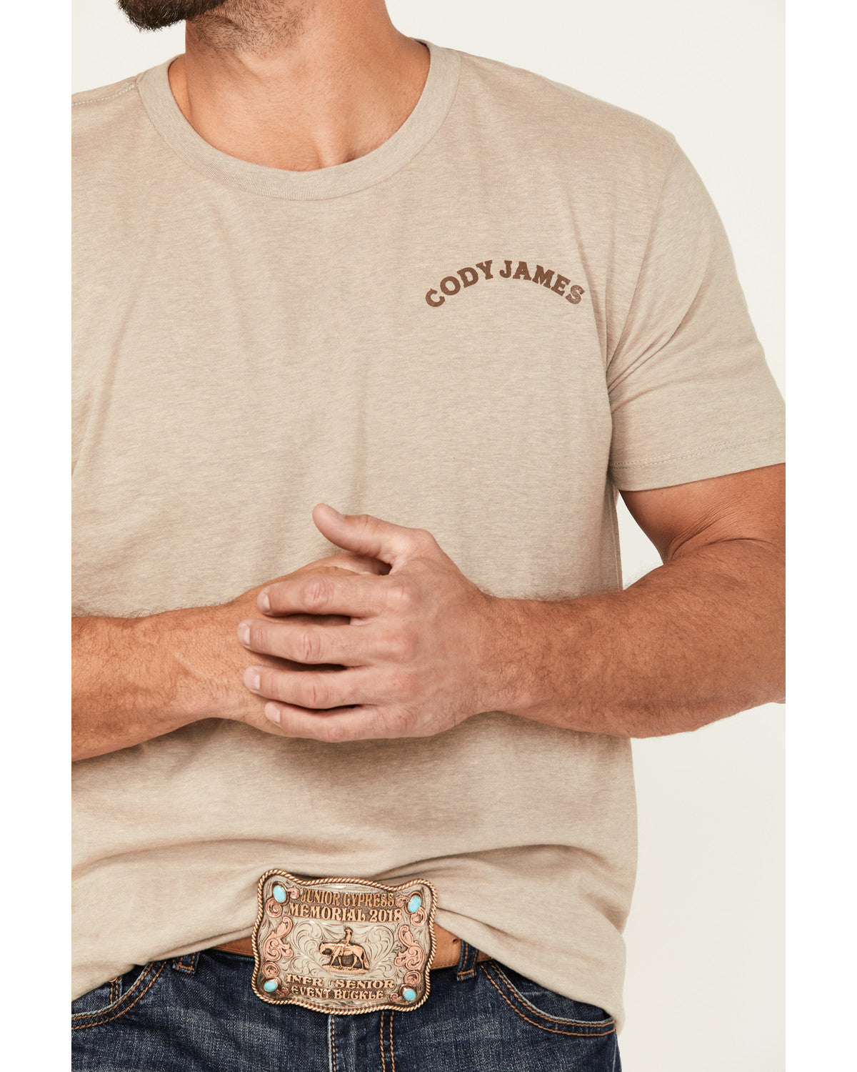 Men's No Complaints Short Sleeve Graphic T-Shirt Tan