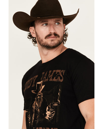 Men's Ghost Gunslinger Short Sleeve Graphic T-Shirt Black