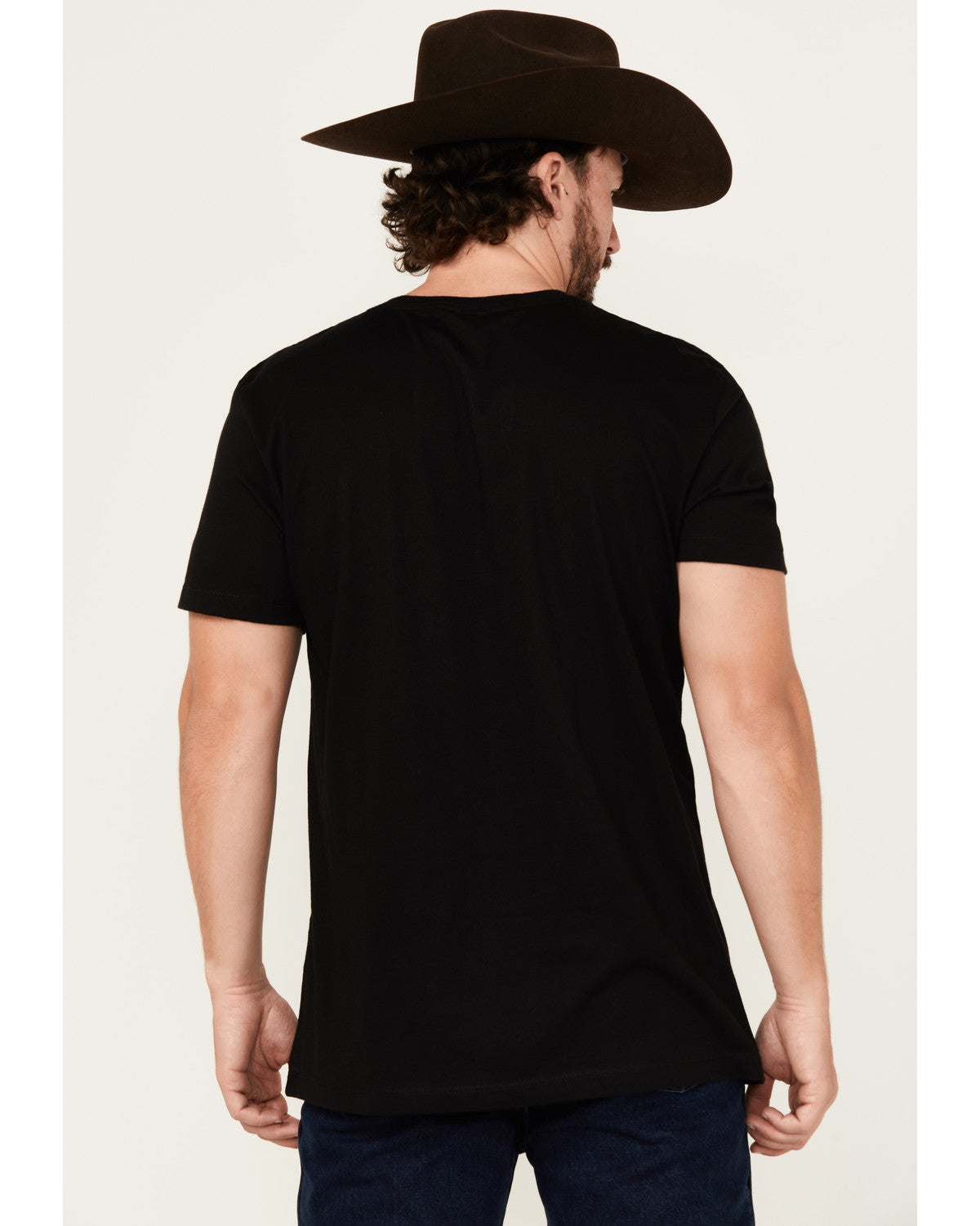 Men's Ghost Gunslinger Short Sleeve Graphic T-Shirt Black