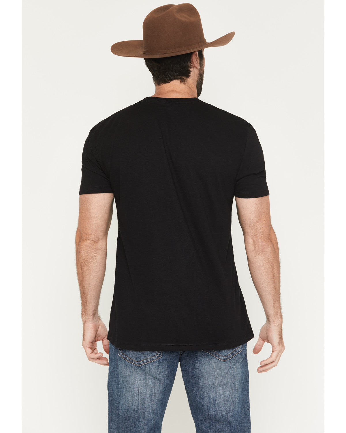 Men's Eagle Patriotic Short Sleeve Graphic T-Shirt Black