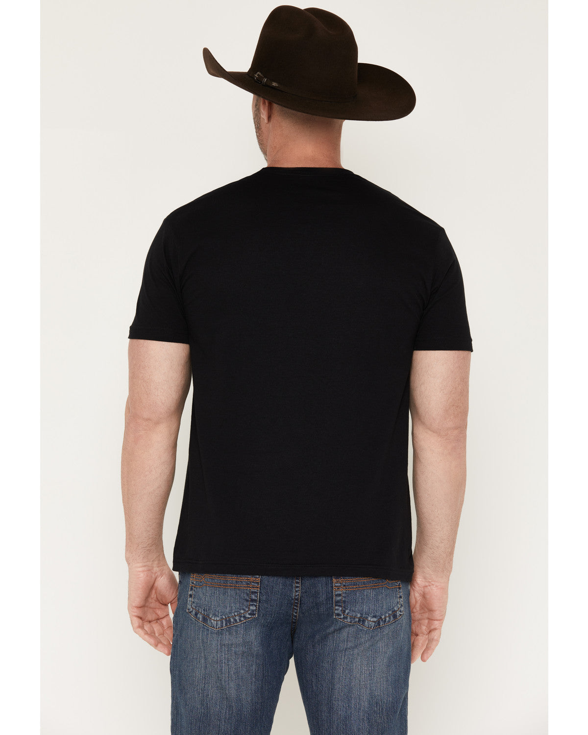 Men's Americana Bull Short Sleeve Graphic T-Shirt Black