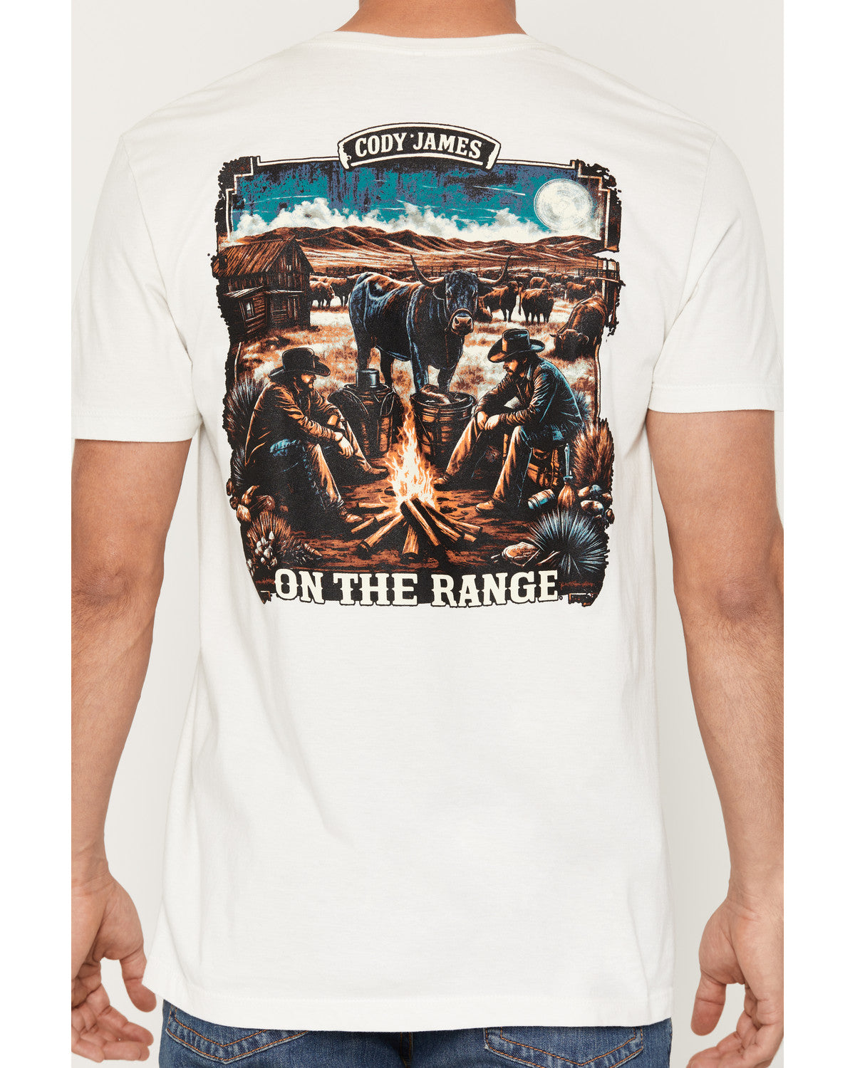 Men's On The Range Short Sleeve Graphic T-Shirt Natural