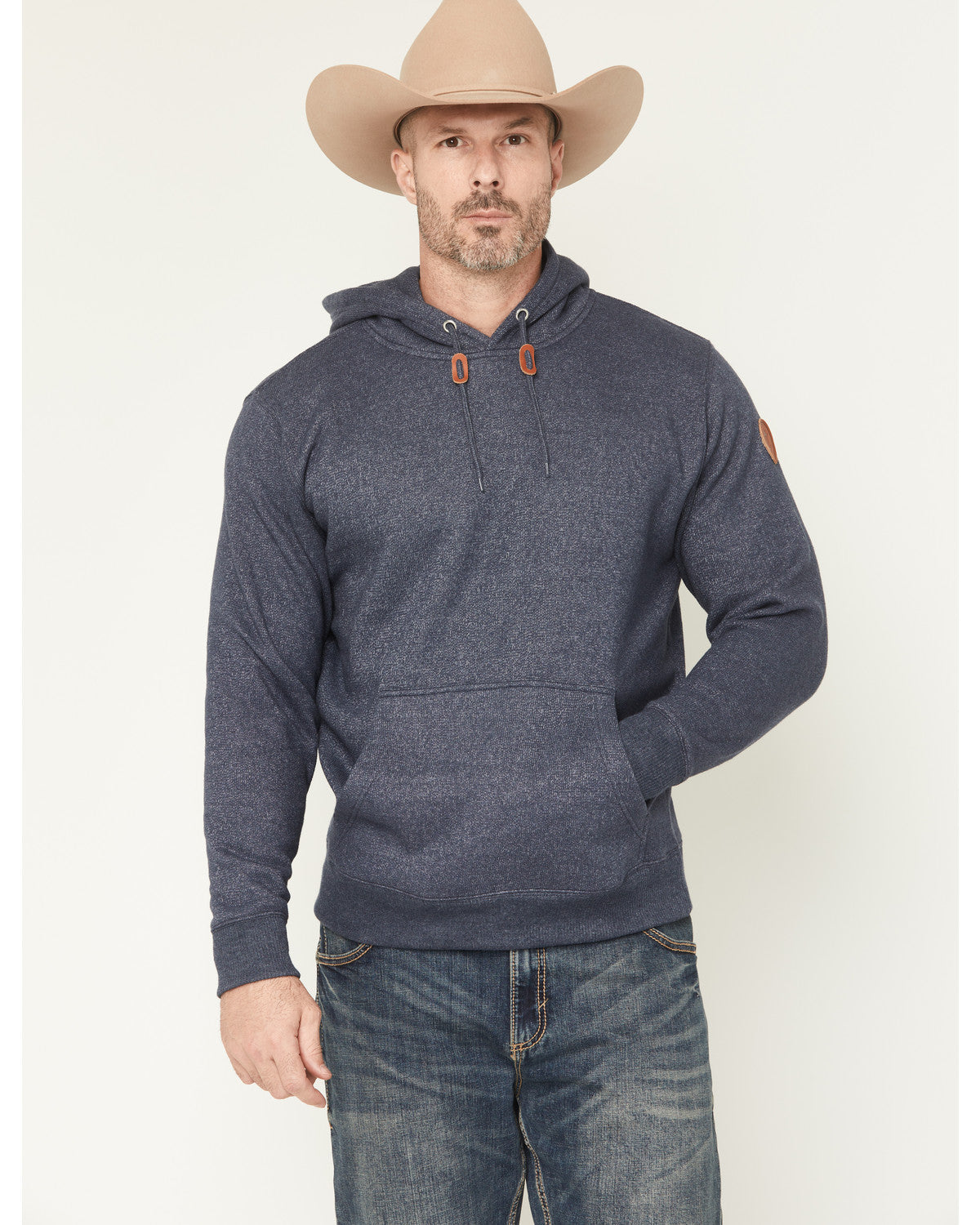 Men's Ballast Knit Hooded Sweatshirt Navy