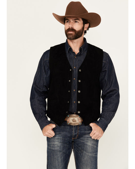 Men's Angus 2.0 Suede Vest Black