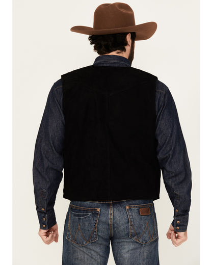 Men's Angus 2.0 Suede Vest Black
