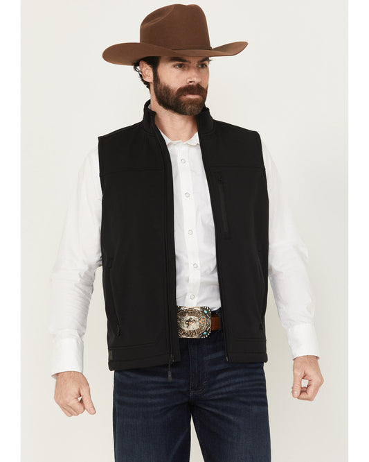 Men's Estacado Concealed Carry Softshell Vest Black