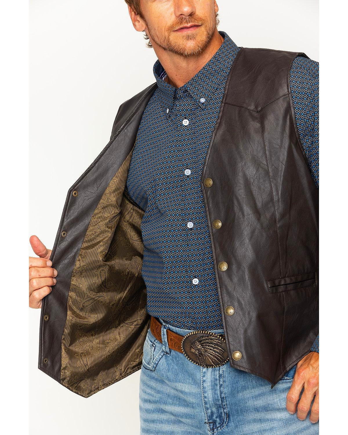 Men's Deadwood Vest Brown