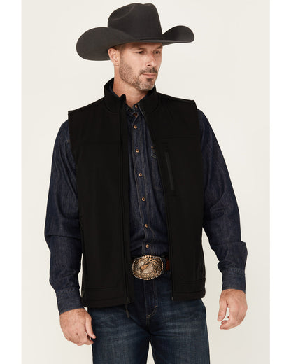 Men's Estacado Concealed Carry Softshell Vest - Big Black