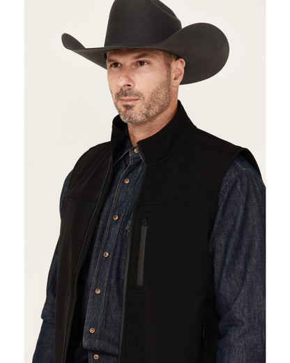 Men's Estacado Concealed Carry Softshell Vest - Big Black