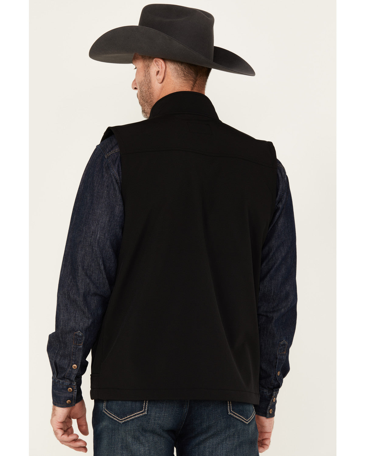 Men's Estacado Concealed Carry Softshell Vest - Big Black