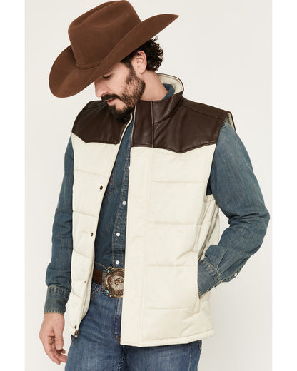 Men's Drummond Quilted Puffer Vest Sand