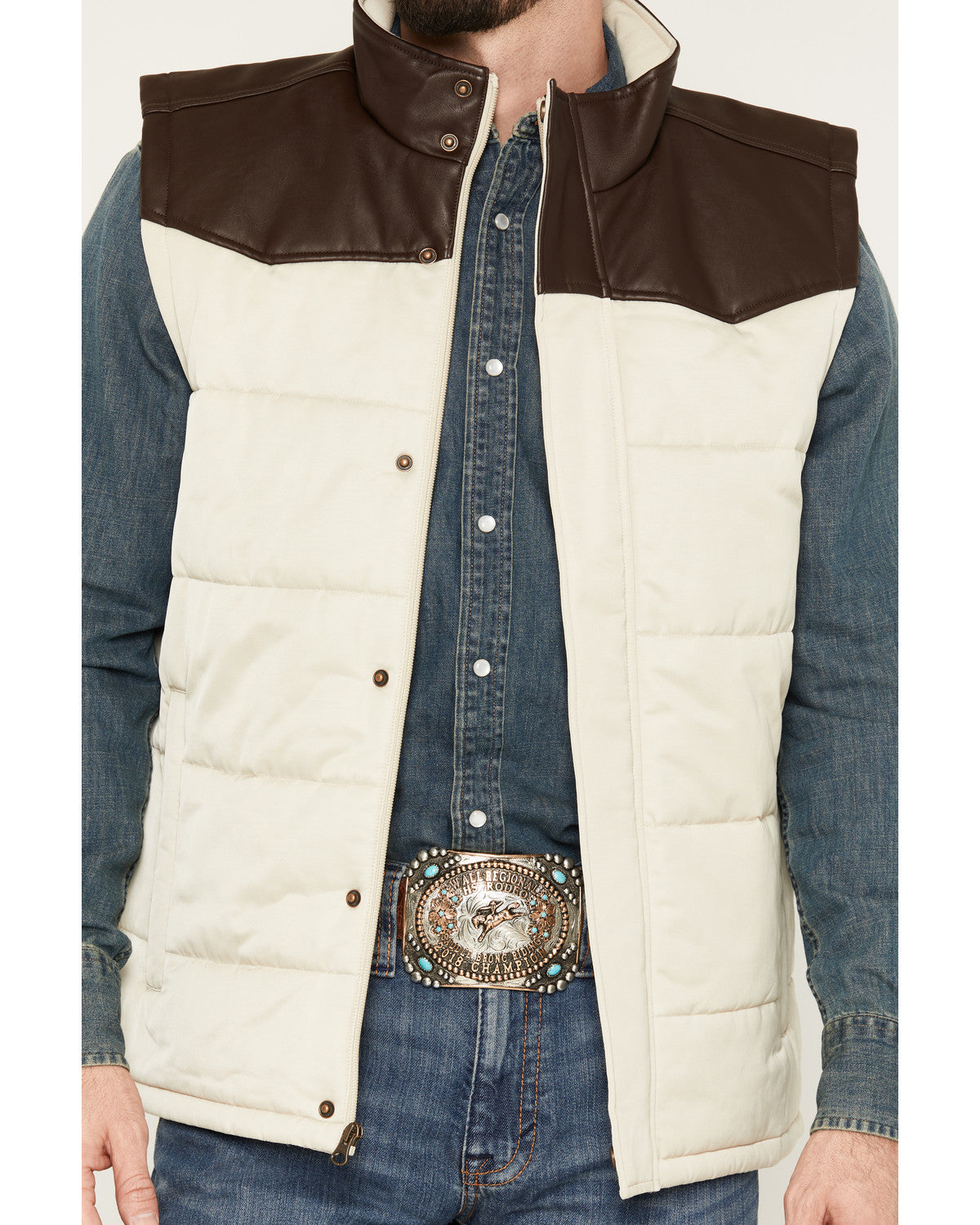 Men's Drummond Quilted Puffer Vest Sand