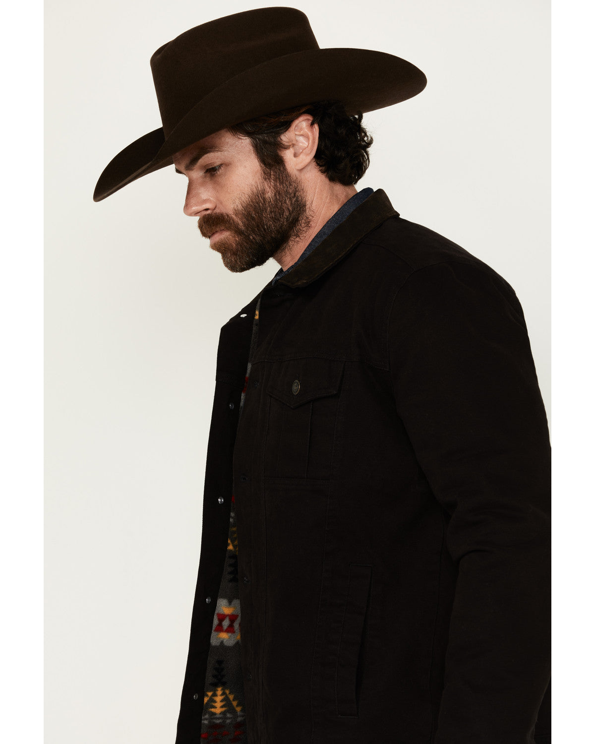 Men's Ozark Memphis Washed Rancher Jacket - Big Black