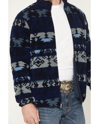 Men's Barrens Southwestern Print Zip-Up Jacket Blue
