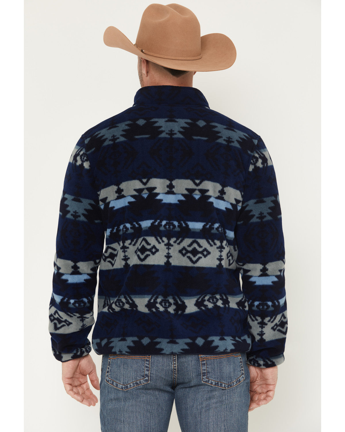 Men's Barrens Southwestern Print Zip-Up Jacket Blue