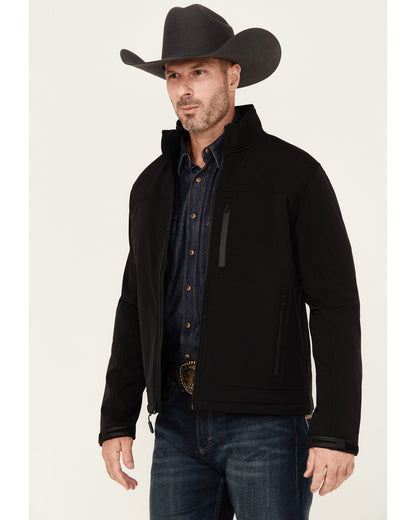 Men's Sharpshooter Concealed Carry Softshell Jacket - Tall Black