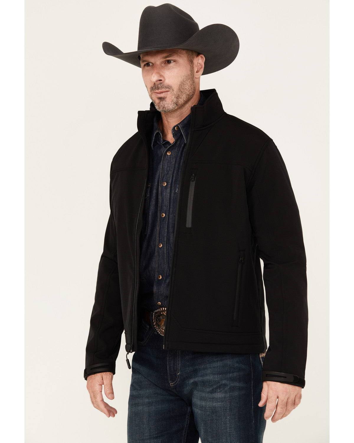 Men's Sharpshooter Concealed Carry Softshell Jacket Black