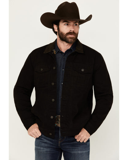 Men's Ozark Memphis Washed Rancher Jacket Black