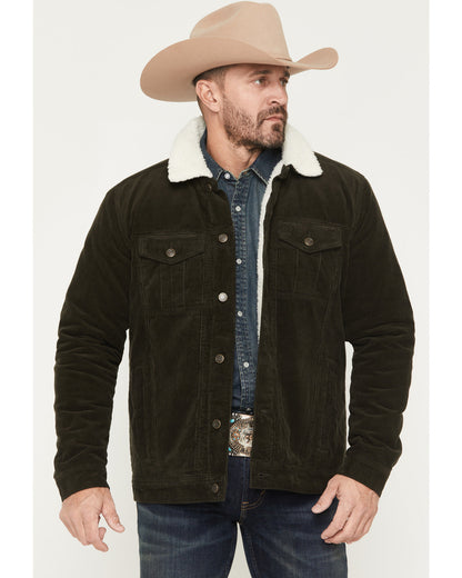 Men's Ozark Sherpa Lined Corduroy Jacket Green