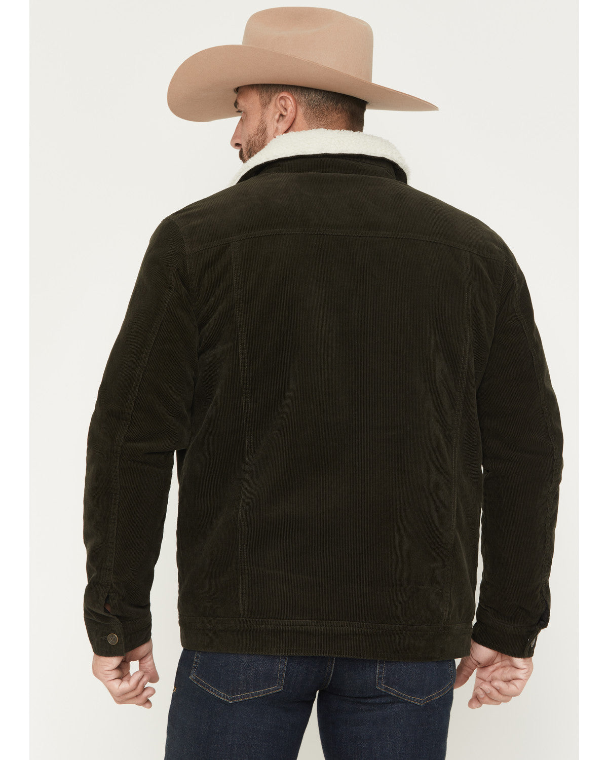 Men's Ozark Sherpa Lined Corduroy Jacket Green